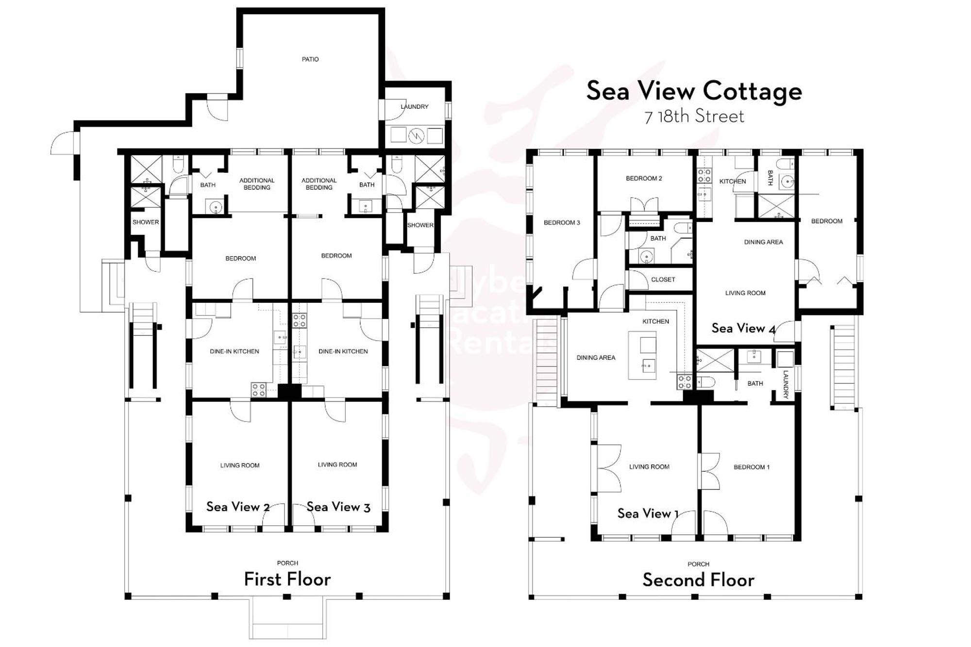 Sea View Cottage Pulau Tybee Luaran gambar